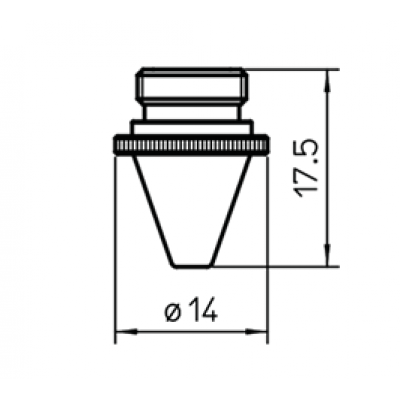 Сопло L30252 – 1.5 мм (шестигр.) Сопло L30252 – 1.5 мм (шестигр.)