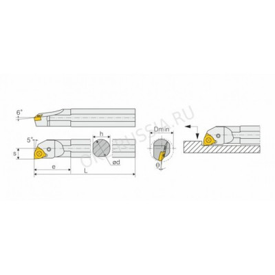 Расточная державка S40T-PWLNL08 Расточная державка S40T-PWLNL08